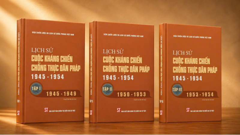 Bộ Lịch sử cuộc kháng chiến chống thực dân Pháp 1945 - 1954 (3 tập)